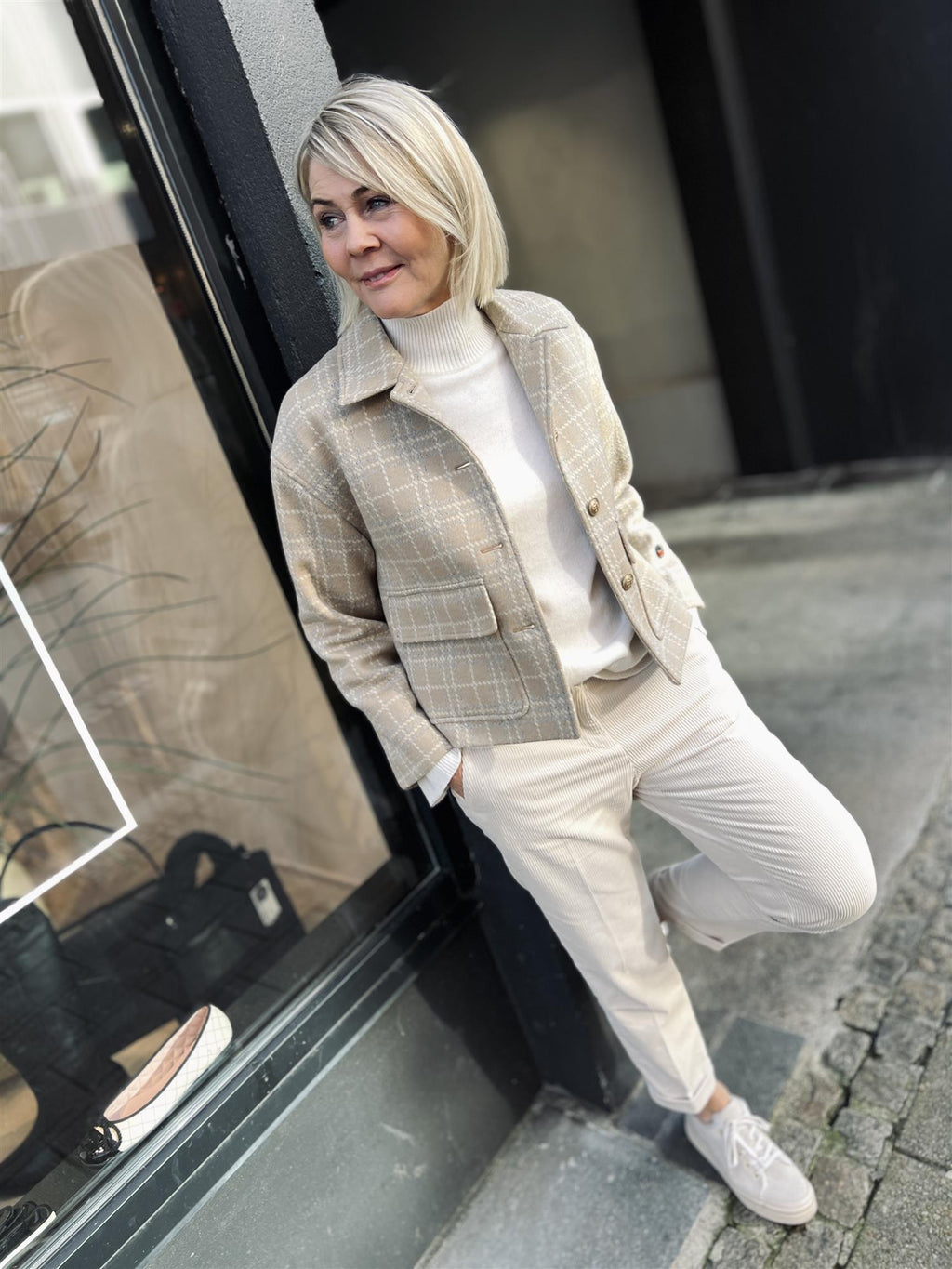 Busnel  Becky Checked Jacke