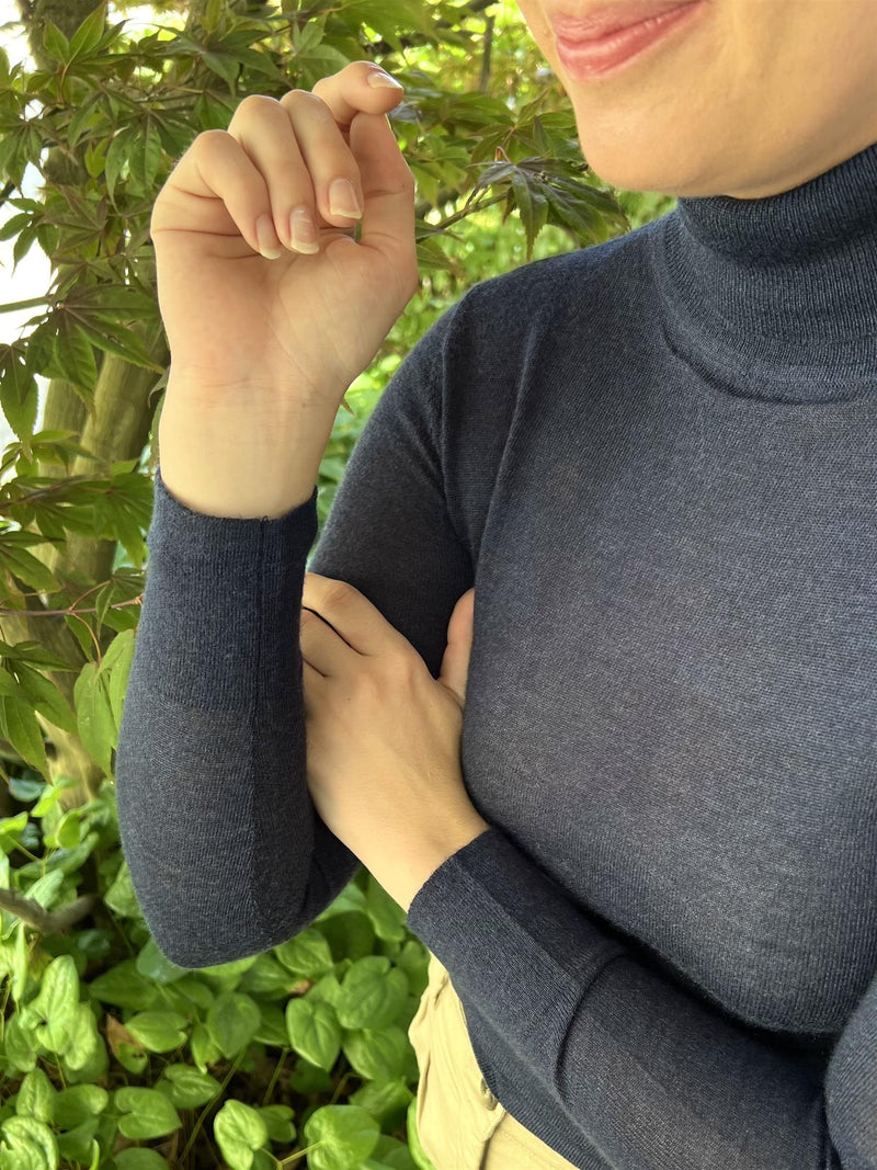 Cathrine Hammel Merino Turtleneck Sweater