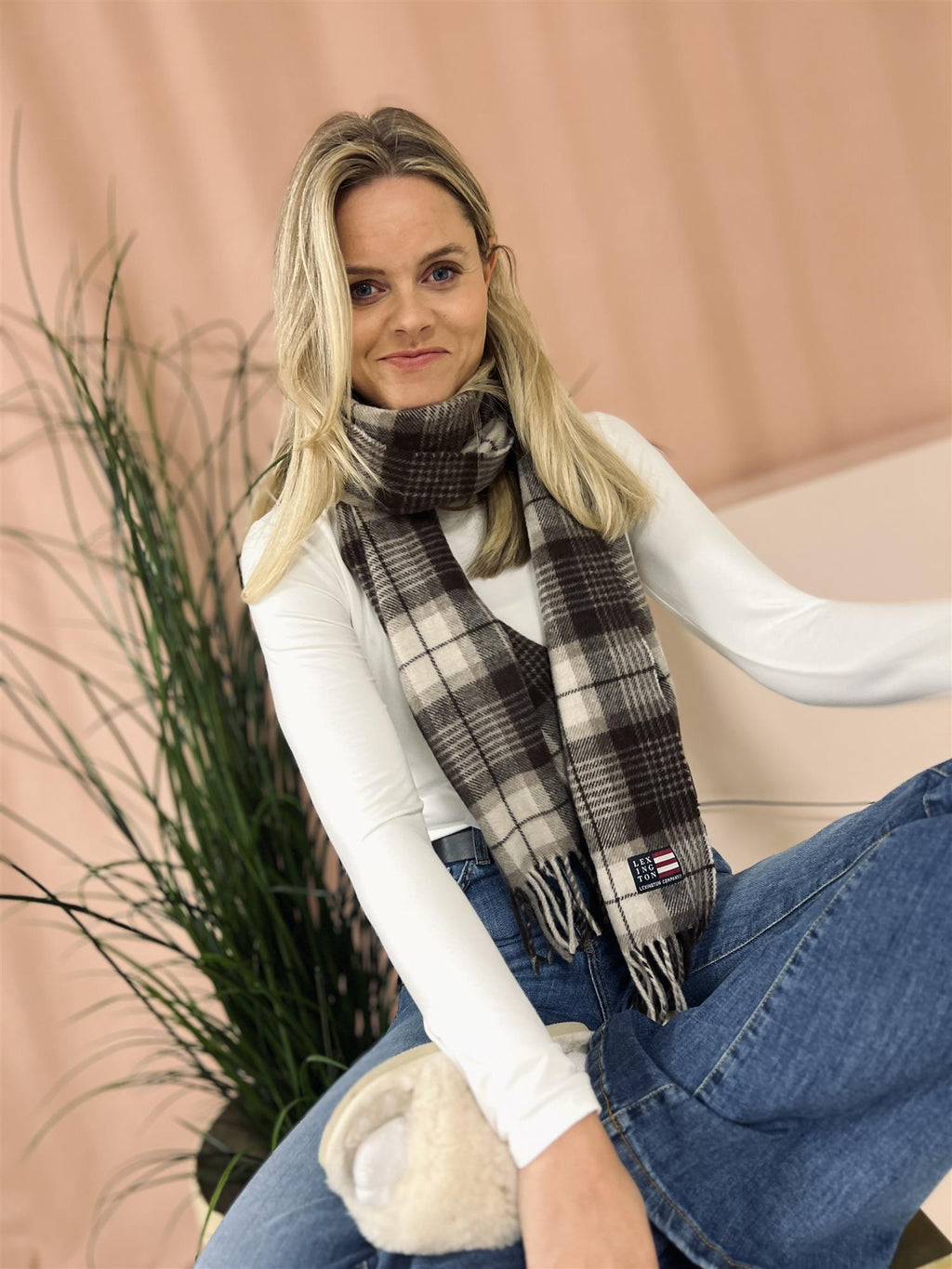 Lexington Massachusetts Recycled Wool Blend Scarf