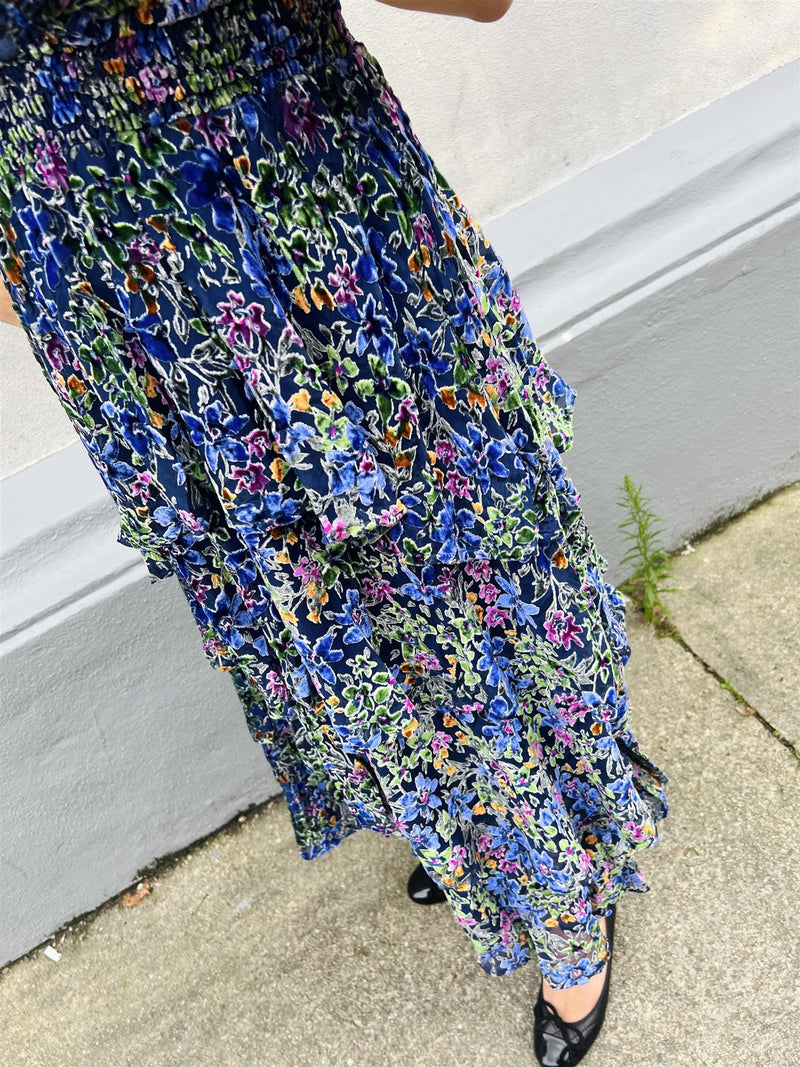 Hale Bob VALENTINE DRESS SILK BURN OUT