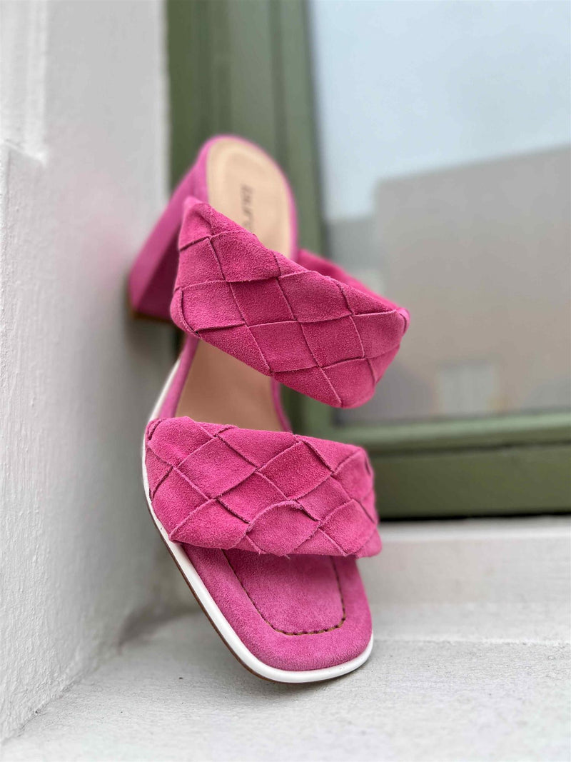 Laura Bellariva ladies sandal høy hæl rosa
