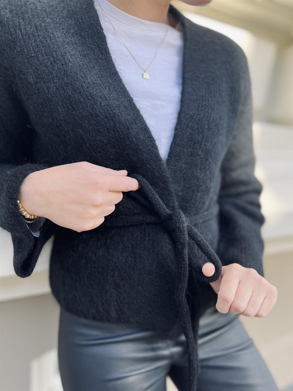 Christian Aks Lydia Mohair Cardigan