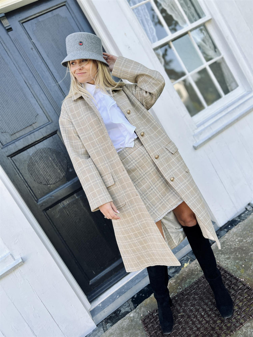 Busnel Bibi Checked Coat