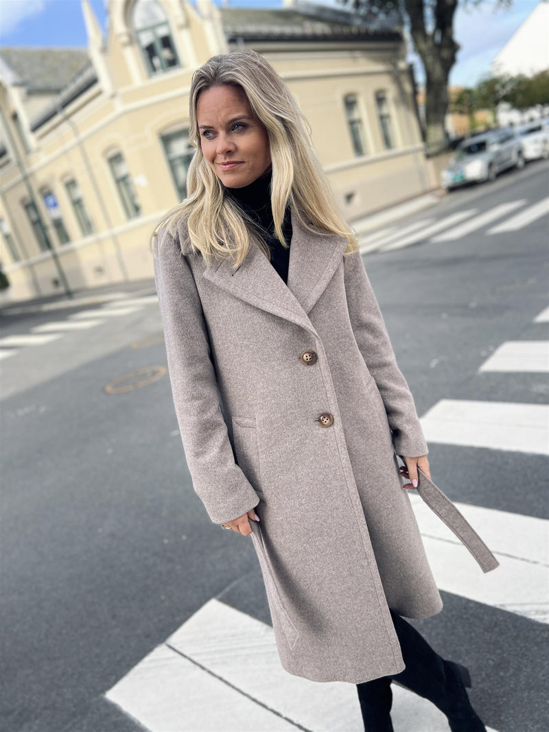 Sand Cashmere  Clareta Coat