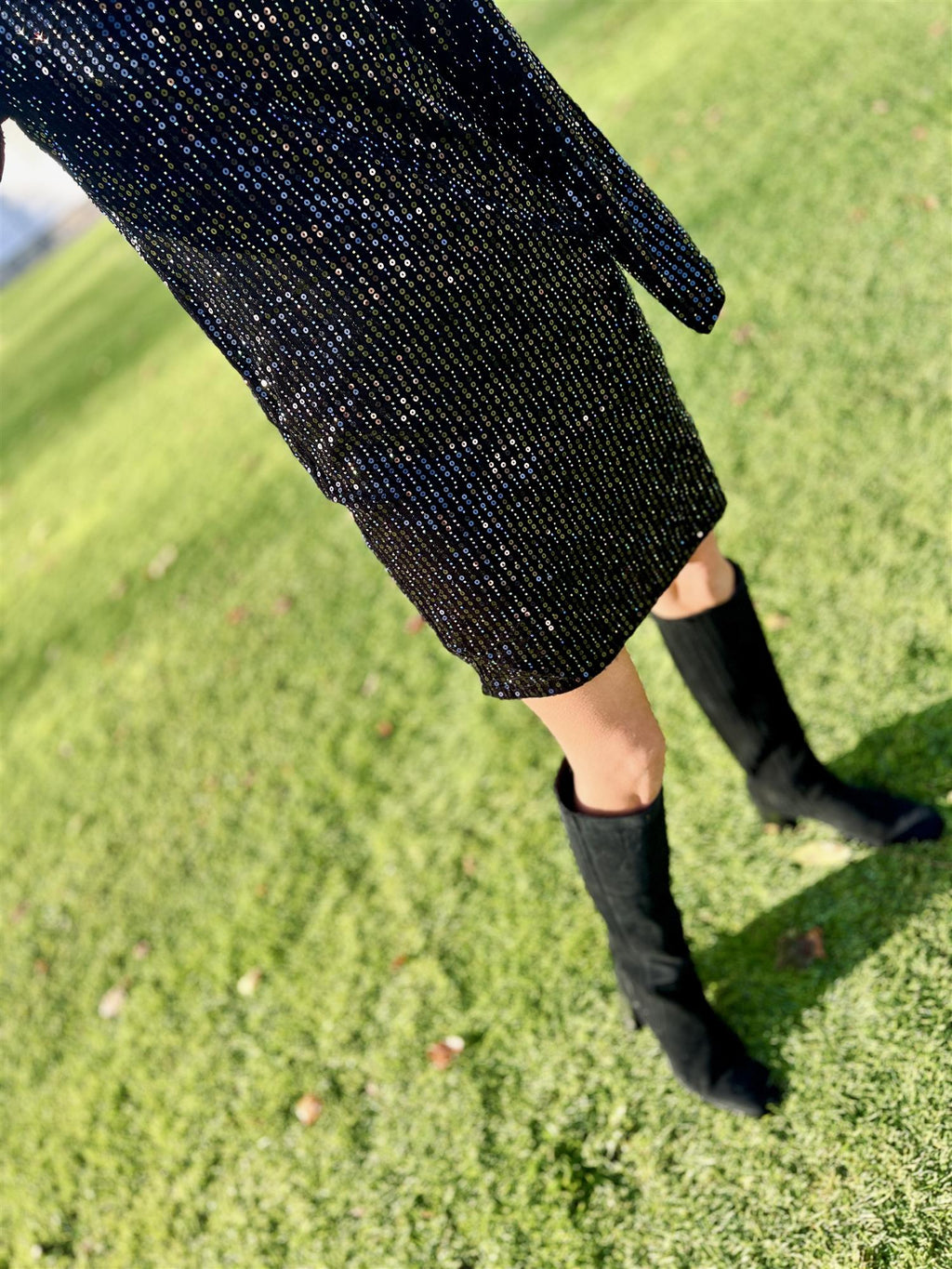 Camilla Pihl Club sequin Dress Black