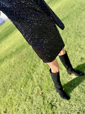 Camilla Pihl Club sequin Dress Black