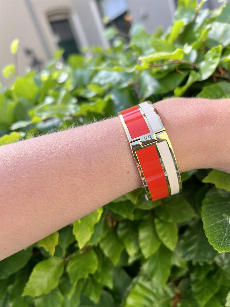 VAPORETTO Two-tone Tangerine/Blanc Sable