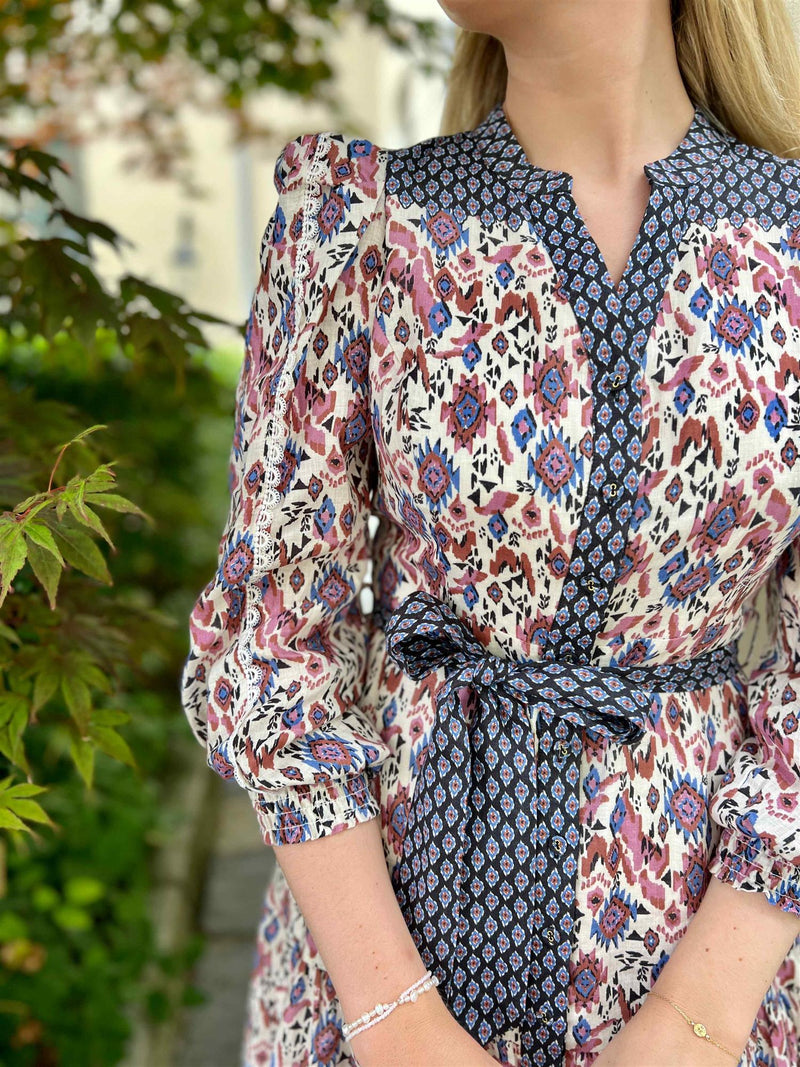 Hale Bob PHAEDRA DRESS LINEN