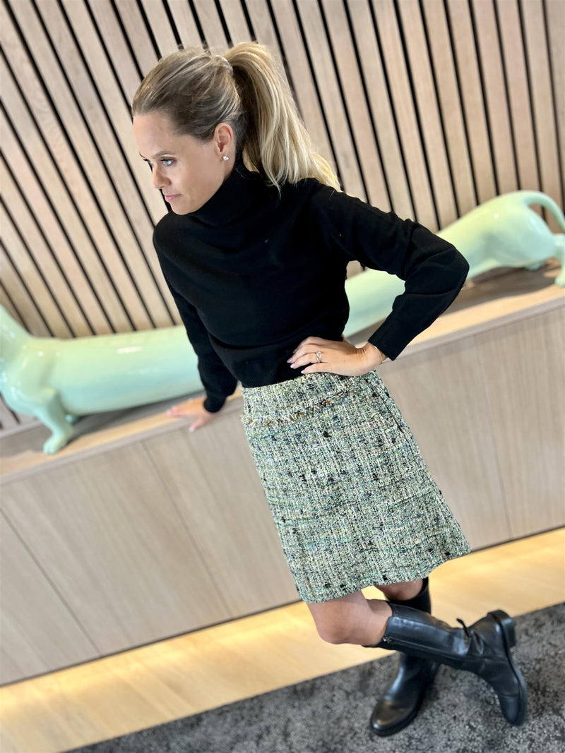 Mos Mosh Vinna Boucle Skirt