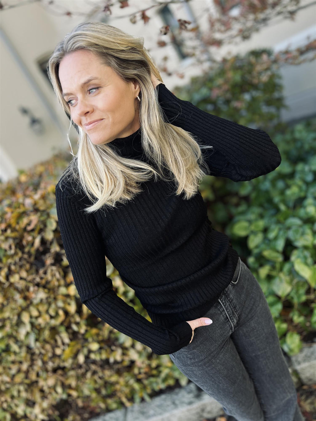 Mos Mosh Relena Rib Lux Rollneck Knit