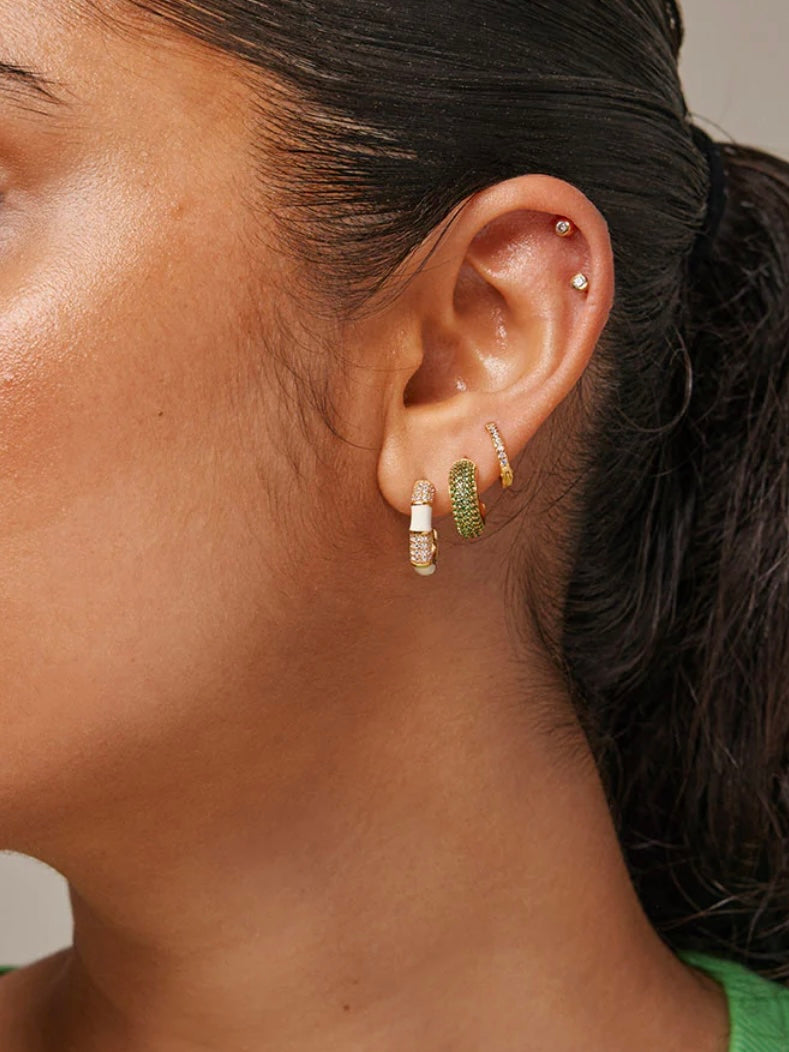 Enamel Hoops Oline - beige