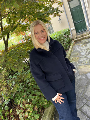 Gant Cropped Wool Jacket
