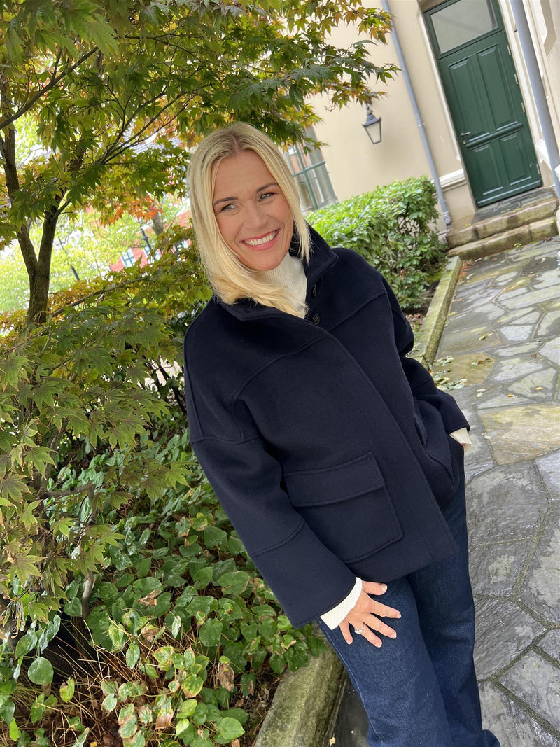 Gant Cropped Wool Jacket