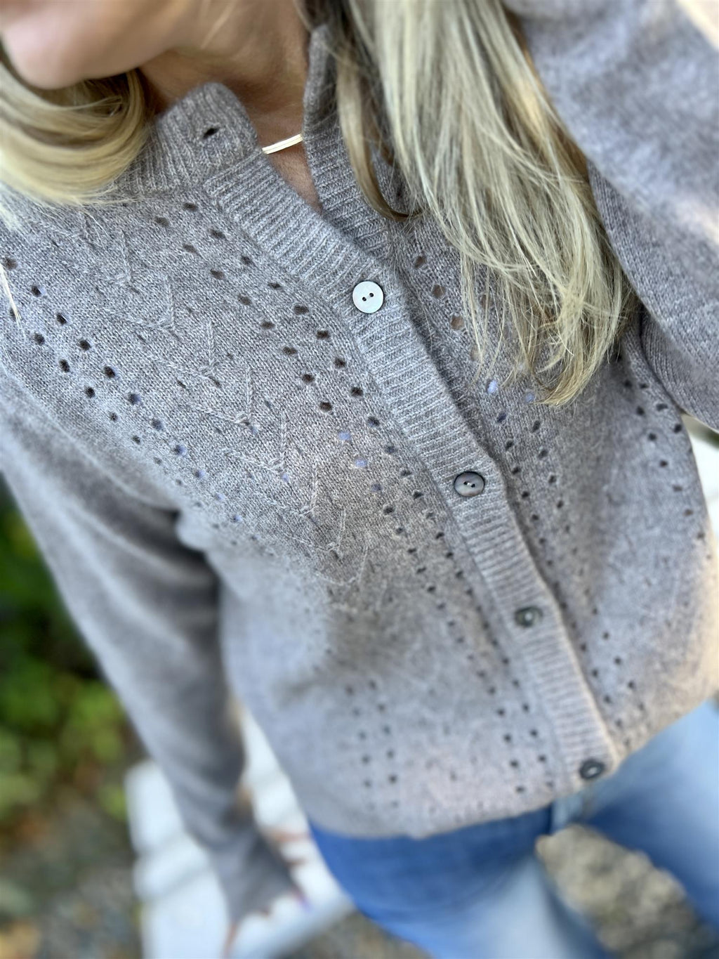 Care by me Maria Cardigan Dark Sand