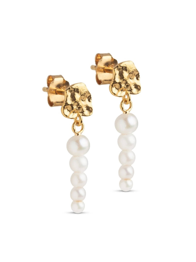 Enamel Earring Malaika Pearl