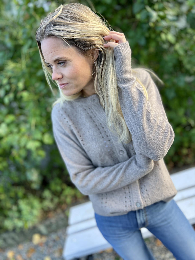 Care by me Maria Cardigan Dark Sand