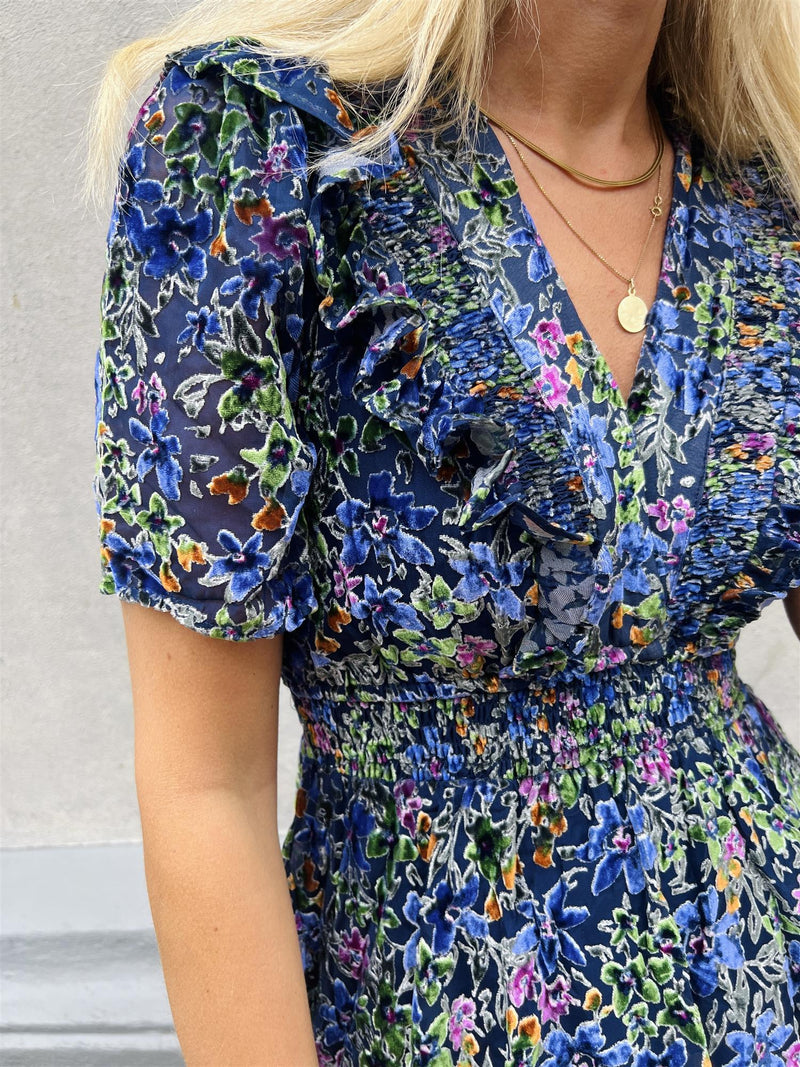 Hale Bob VALENTINE DRESS SILK BURN OUT