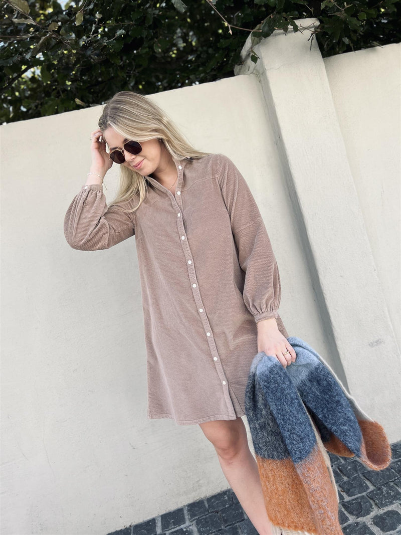 Lexington Elaine Corduroy Shirt Dress