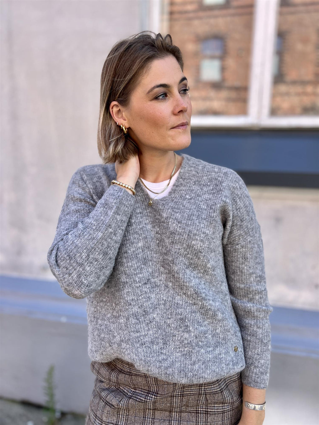 Mos Mosh MM Thora V-Neck Knit Cardigan