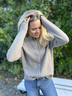 Care by me Maria Cardigan Dark Sand