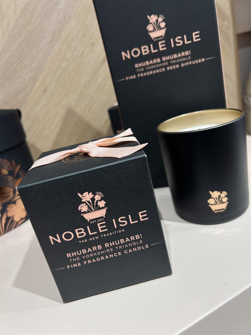 Noble Isle Scented Candle Rhubarb