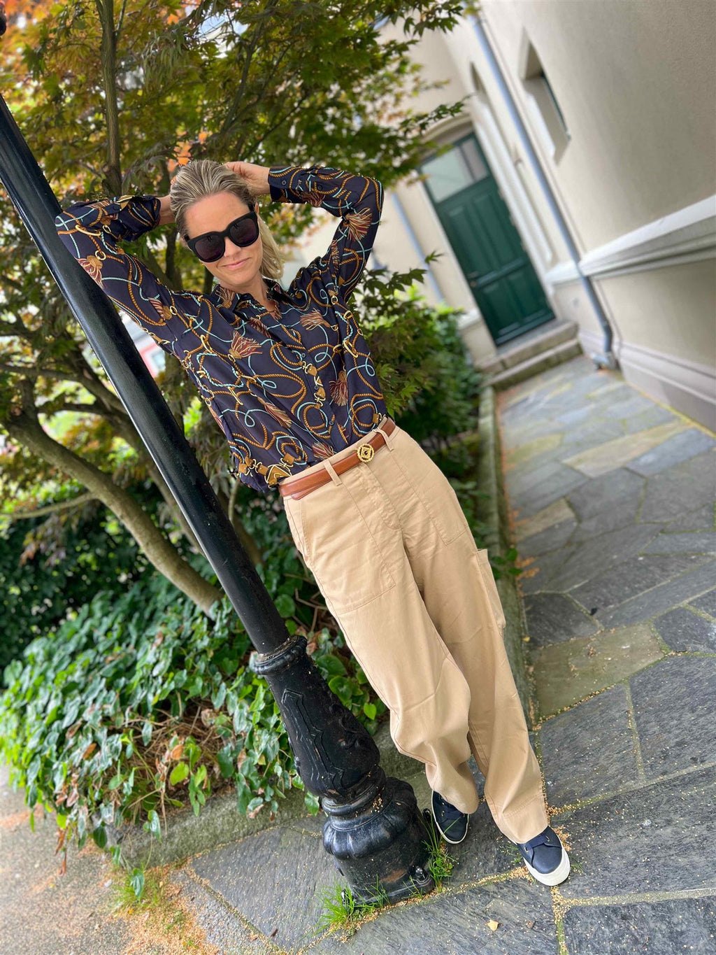 Gant Rel Rope Print Cot Silk Shirt