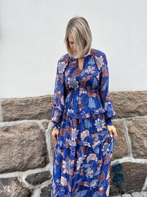 Hale Bob Ember Long Dress w Rayon