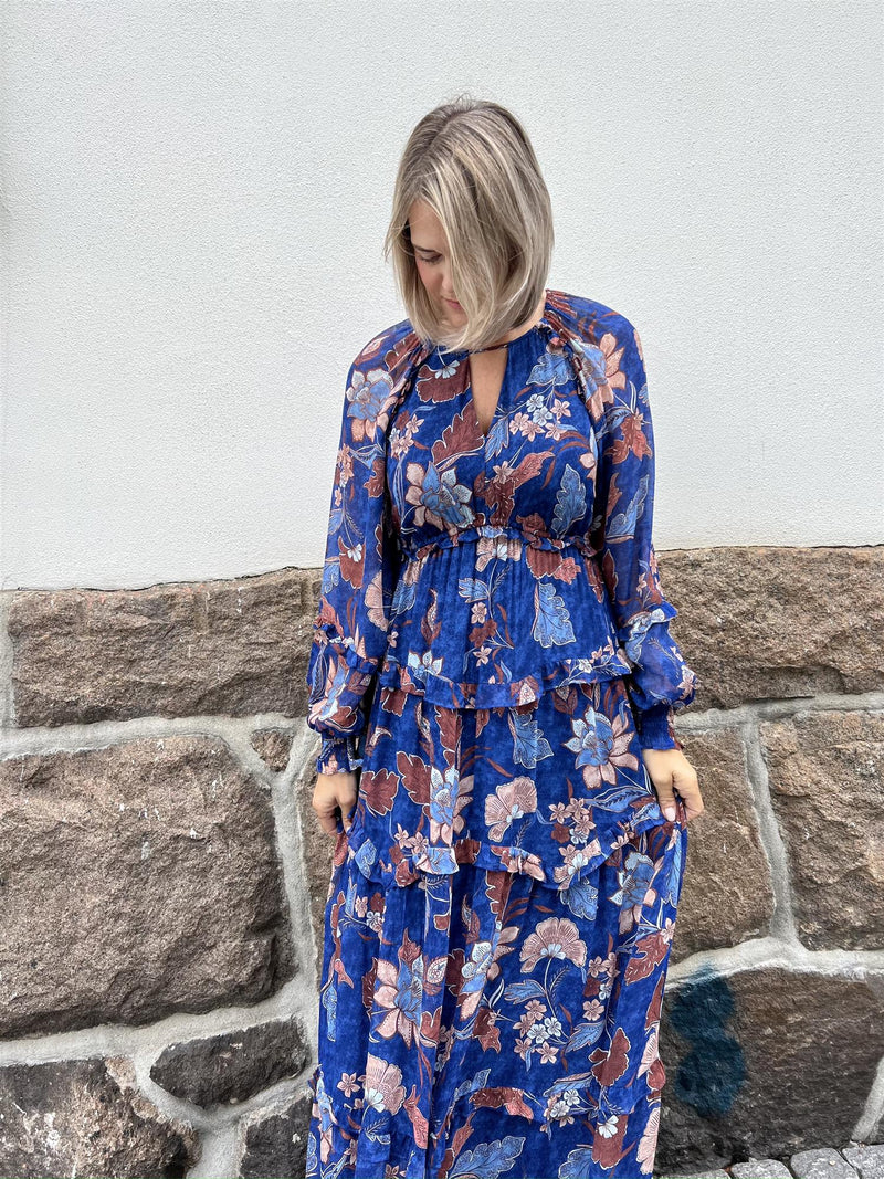 Hale Bob Ember Long Dress w Rayon
