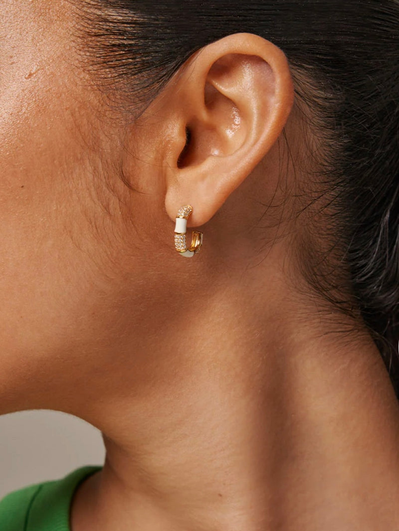 Enamel Hoops Oline - beige