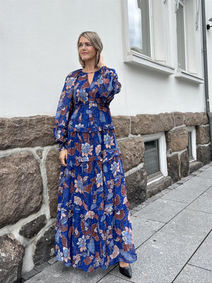 Hale Bob Ember Long Dress w Rayon