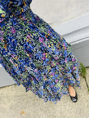 Hale Bob VALENTINE DRESS SILK BURN OUT