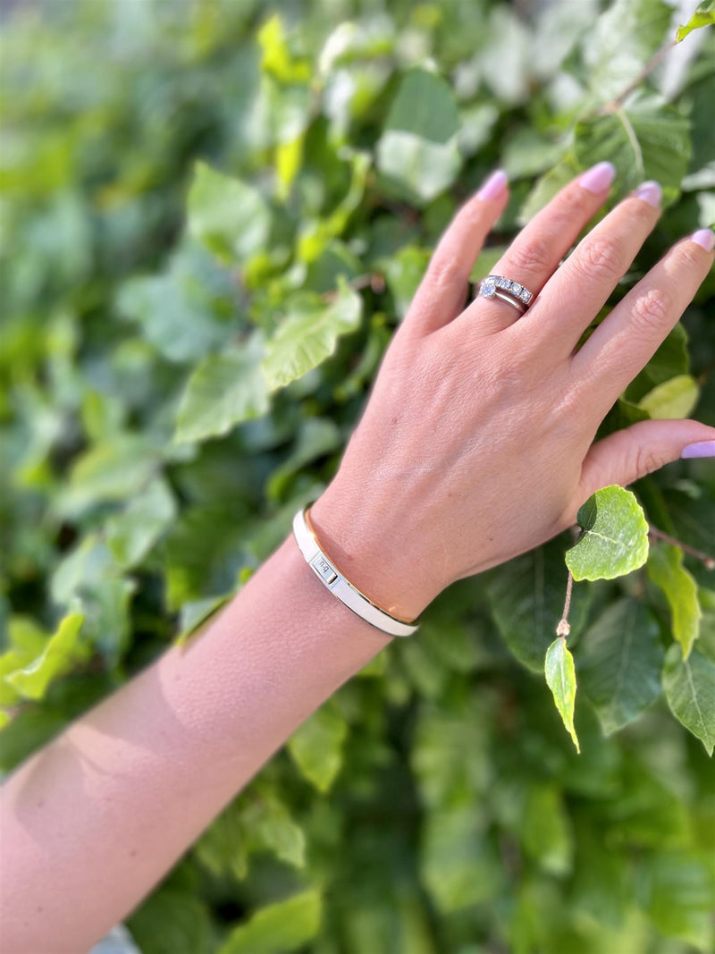BANGLE Clasp Bracelet Blanc Sable