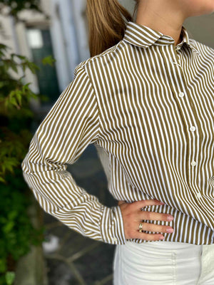 Gant Reg Poplin Striped Shirt