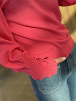 Fabienne Chapot Molly Ballon Pullover Rosa