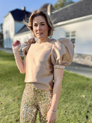 Camilla Pihl Bowie Blouse Champagne