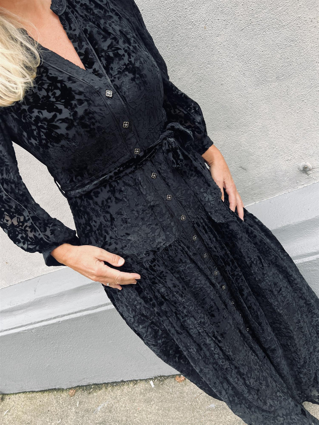 Hale Bob HELOISE LONG DRESS SILK-VIS