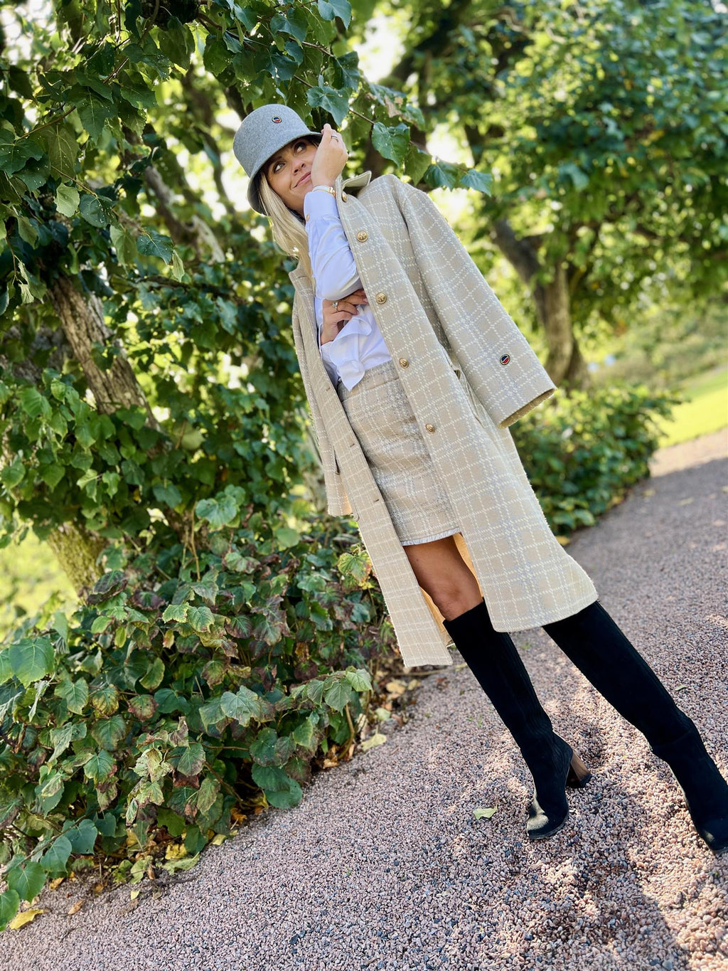 Busnel Bibi Checked Coat
