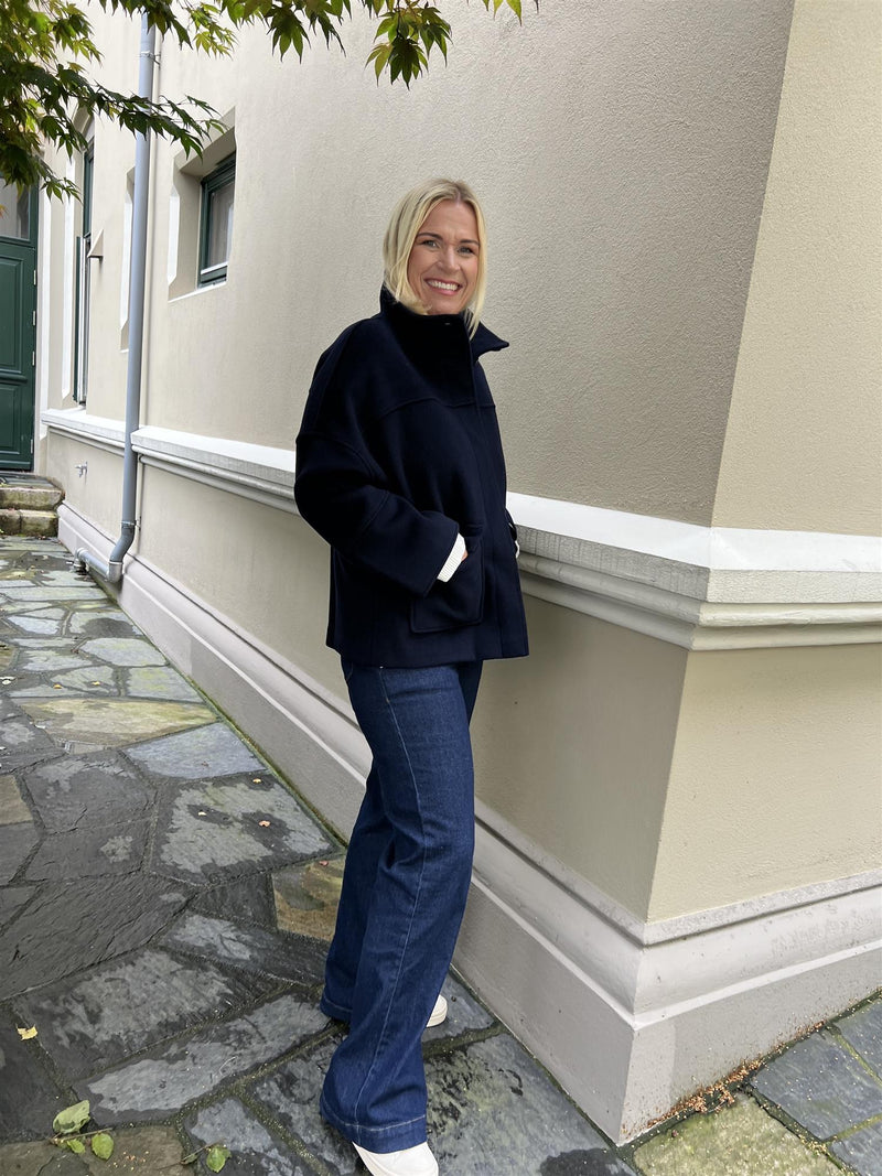 Gant Cropped Wool Jacket