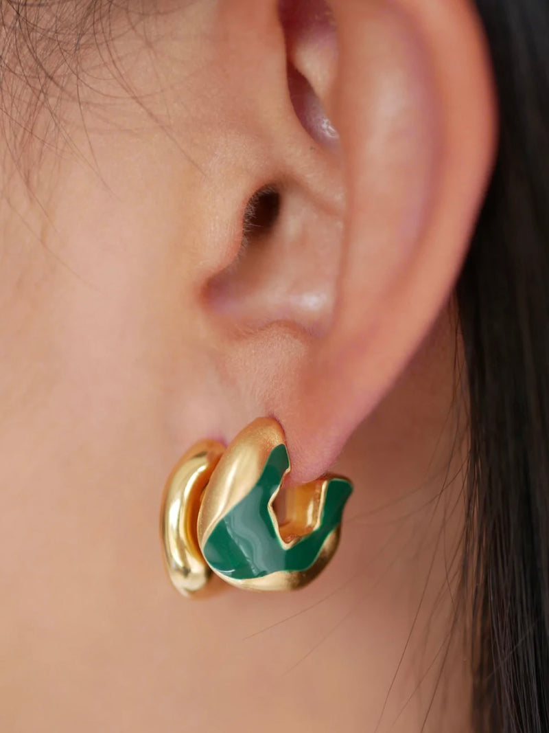 Enamel Hoops Amelia