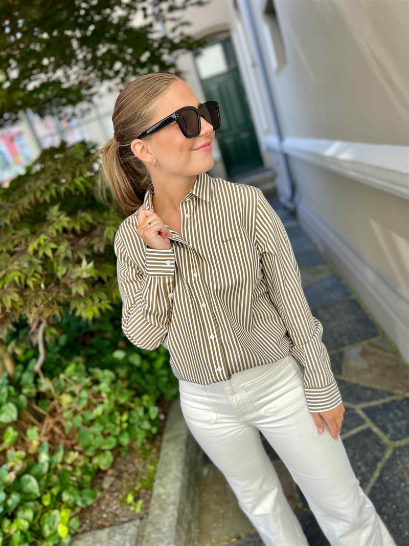 Gant Reg Poplin Striped Shirt