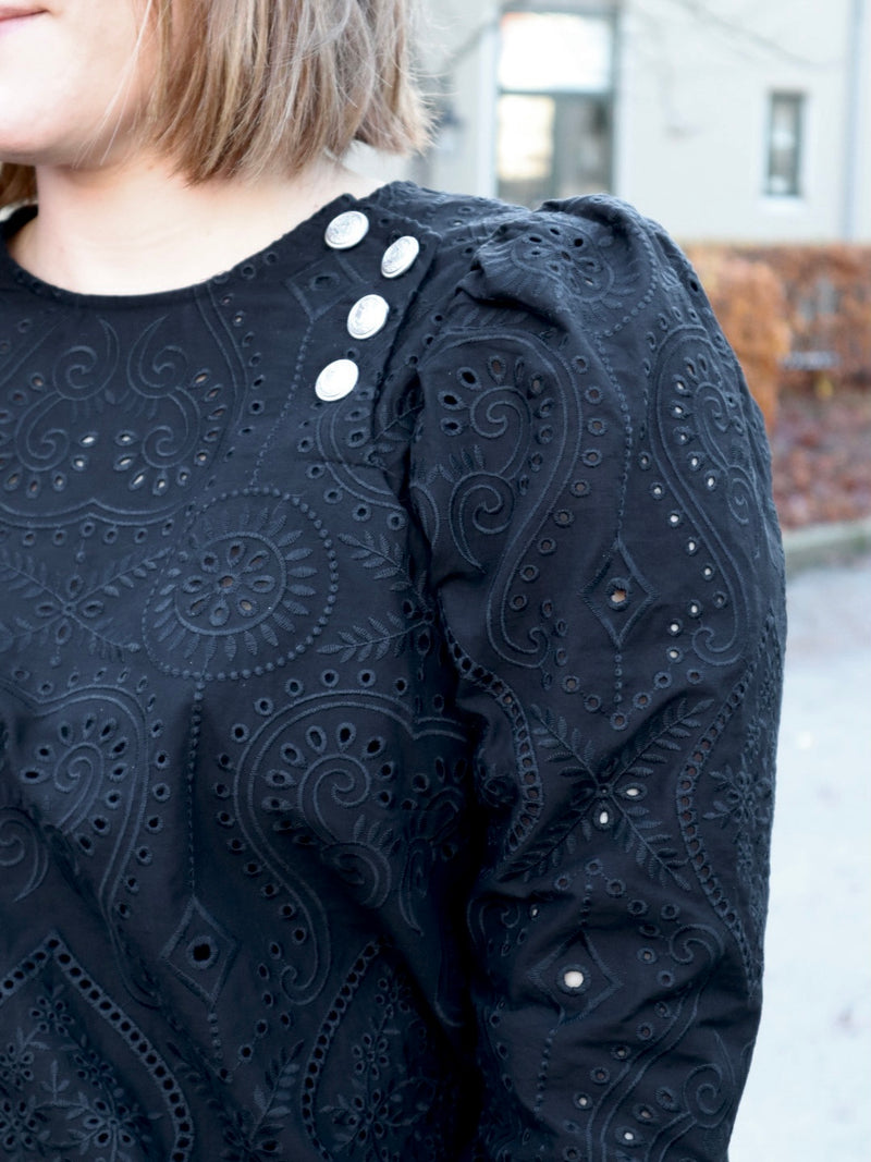 Munthe Nifty bluse Sort