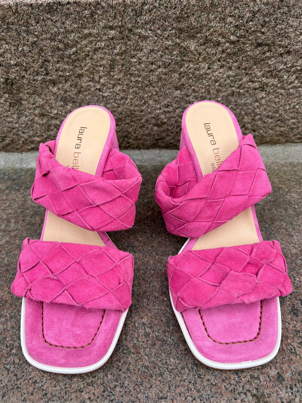 Laura Bellariva ladies sandal høy hæl rosa