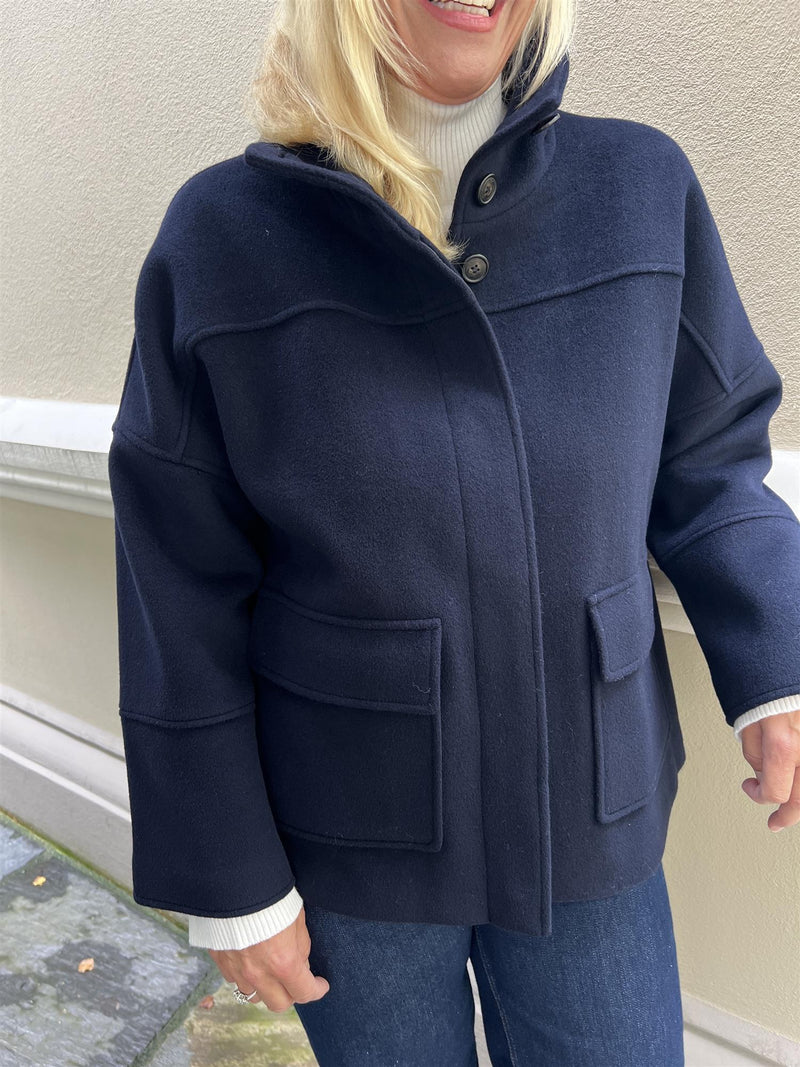 Gant Cropped Wool Jacket