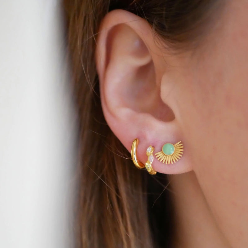 Enamel Soleil Stud