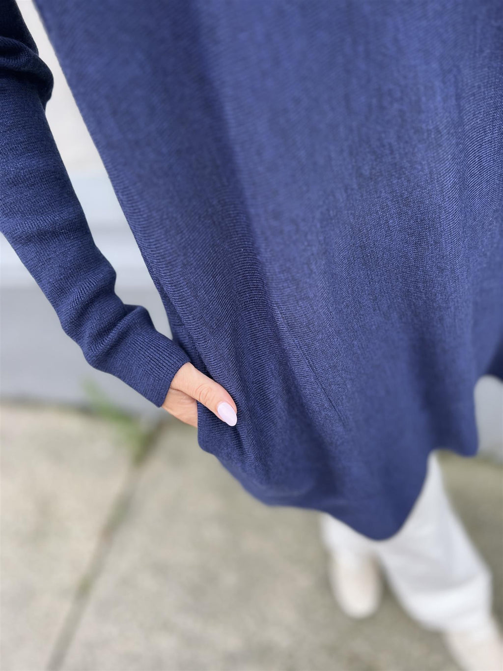 Cathrine Hammel Merino Long Wide Crewneck